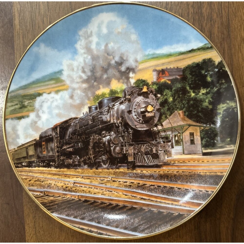 "The Black Hawk Limited" GREAT AMERICAN TRAINS by Jim Deneen Plate